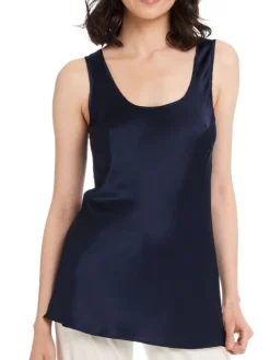 Seide Camisole Top SEDUZIONE DI SETA einfarbig Gattina