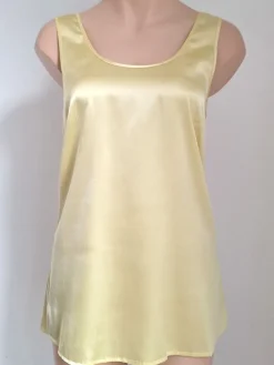 Seide Camisole Top SEDUZIONE DI SETA einfarbig Gattina