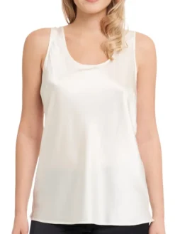 Seide Camisole Top SEDUZIONE DI SETA einfarbig Gattina