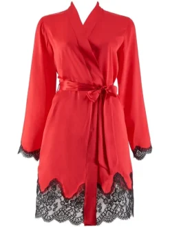 Seide Kimono TOI MON AMOUR mit Spitze von Aubade