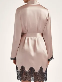 Seide Kimono TOI MON AMOUR Uni Farben von Aubade