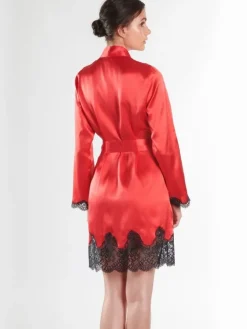 Seide Kimono TOI MON AMOUR Uni Farben von Aubade