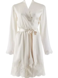 Seide Kimono TOI MON AMOUR Uni Farben von Aubade