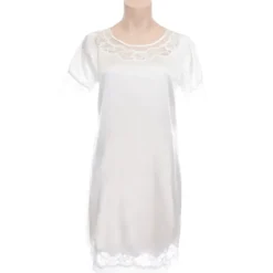 Seide Kurzarm Nachthemd MAGIC MOMENTS von Gattina