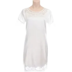 Seide Kurzarm Nachthemd MAGIC MOMENTS von Gattina