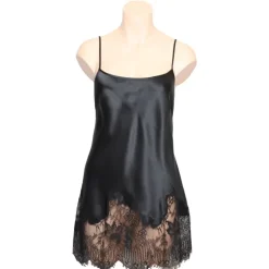 Seide Mini Combinette CHANTAGE edle Spitze von Marjolaine