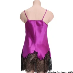 Seide Mini Combinette CHANTAGE edle Spitze von Marjolaine