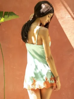 Seide Mini Combinette PHENIX No. 2 exquisit von Marjolaine