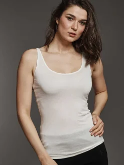 Seide mit Bio-Baumwolle kbA TRÄGERTOP Basic von Kokon Zwo