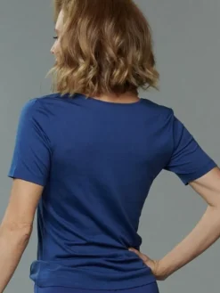 Seide mit Bio-Baumwolle kbA T-Shirt viele Farben von Kokon Zwo