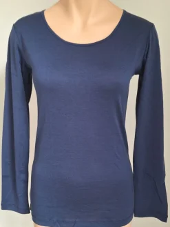 Seide mit Bio-Baumwolle kbA LANGARM SHIRT Basic von Kokon Zwo