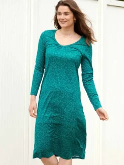 Seide mit Bio-Baumwolle LANGARM NACHTHEMD Kokon Zwo