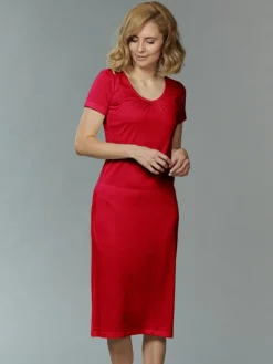 Seide mit Bio-Baumwolle NACHTHEMD feminin von Kokon Zwo