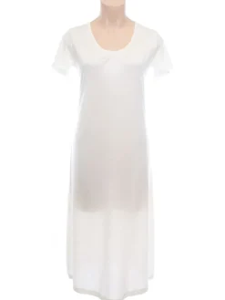 Seide mit Bio-Baumwolle NACHTHEMD uni von Kokon Zwo