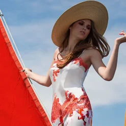 Seide mit Spitze Longtop JARDIN von Marjolaine