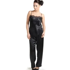 Seide mit Spitze Longtop JARDIN von Marjolaine