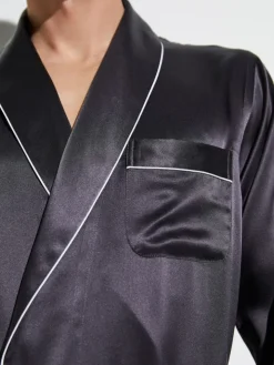 Seide Morgenmantel Herren SILK NIGHTWEAR 6000 knielang von Zimmerli