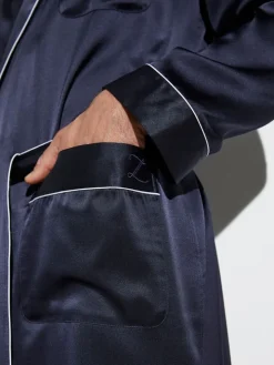 Seide Morgenmantel Herren SILK NIGHTWEAR 6000 knielang von Zimmerli