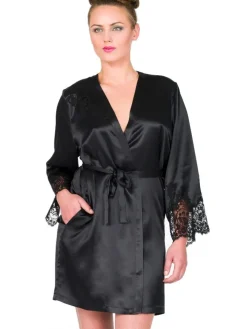 Seide Morgenmantel JARDIN exklusiv von Marjolaine