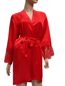 Seide Morgenmantel JARDIN exklusiv von Marjolaine