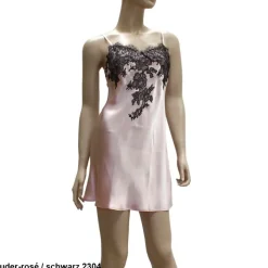 Seide Nachthemd BACCARAT Calais Spitze von Marjolaine