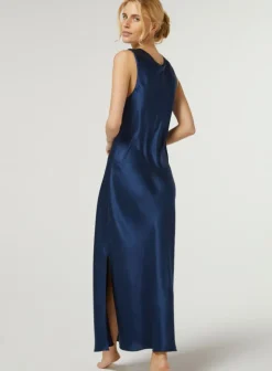 Seide Nachtkleid LEONA mit Spitze von Vivis