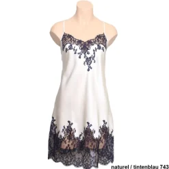 Seide Negligé CAPRICE mittellang von Marjolaine