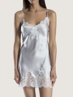 Seide Negligé SOIE D´AMOUR mit Spitze von Aubade
