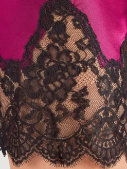Seide Negligé SOIE D´AMOUR mit Spitze von Aubade