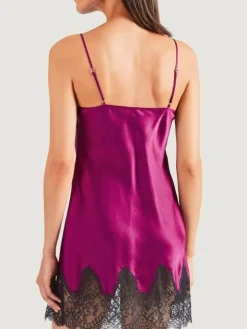 Seide Negligé SOIE D´AMOUR mit Spitze von Aubade