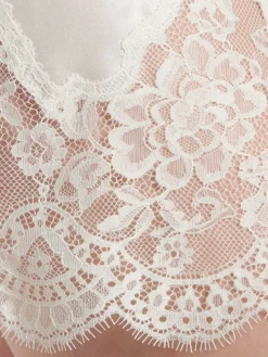 Seide Negligé TOI MON AMOUR Uni Farben von Aubade