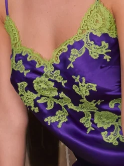 Seide Neglige GEMMA No. 4 kurz Marjolaine