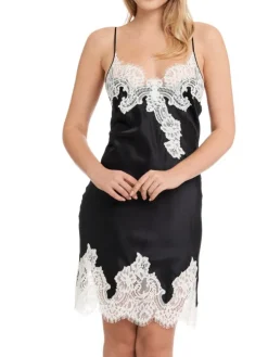 Seide Neglige MAILIN mit Spitze von GATTINA