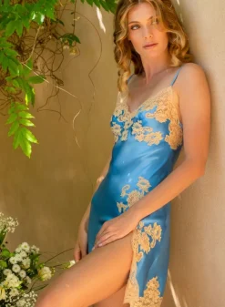 Seide Neglige MARJOLIE No. 3 Calais Spitze Marjolaine