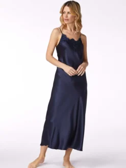 Seide Neglige PATRICIA lang von Vivis