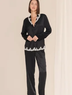 Seide Pyjama SATIN + LACE von Eva B. Bitzer