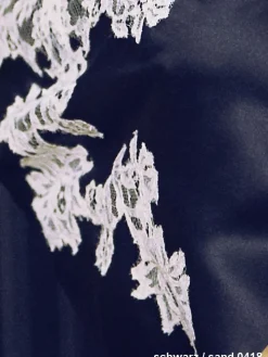 Seide Seidentop FLAVIA mit Caudry Spitze von Marjolaine