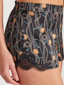 Seide Shorts TOI MON AMOUR mit Print von Aubade