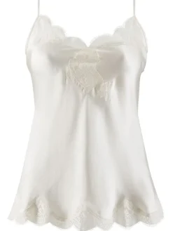 Seide Top SOIE D´AMOUR mit Spitze von Aubade