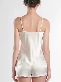 Seide Top SOIE D´AMOUR mit Spitze von Aubade