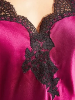 Seide Top SOIE D´AMOUR mit Spitze von Aubade