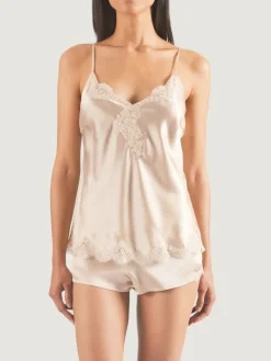 Seide Top SOIE D´AMOUR mit Spitze von Aubade