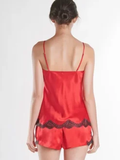 Seide Top SOIE D´AMOUR mit Spitze von Aubade