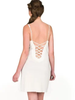 Seide-Baumwolle Nachthemd BERGEN gewirkt von Gattina