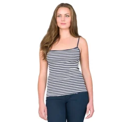 Seide-Baumwolle Spaghetti-Top ARONA von Gattina