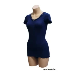 Seide-Baumwolle T-Shirt FIOCCA von Gattina