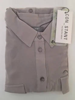 Seidenbluse Crepe seidenmatt mit Hemdkragen von Kokon Zwo