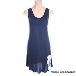 Seidenmix Träger-Unterkleid MAHÉ mit Spitze Nightdreams