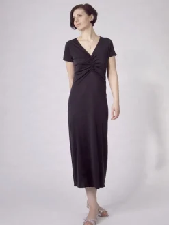 Seidenmix Wirkseide Kurzarm Nachthemd ADELAIDE Nr. 4 von Nightdreams