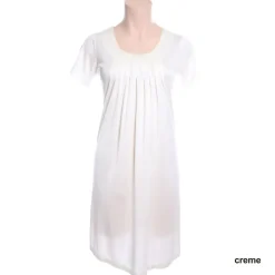 Seidenmix Wirkseide Kurzarm Nachthemd ADELAIDE Nr. 3 von Nightdreams